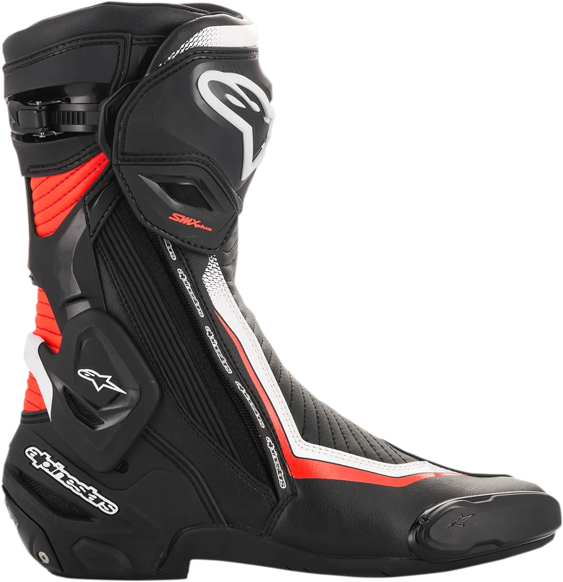ALPINESTARS SMX  Boots - Black/White/Red Fluorescent - US 12 / EU 47 2221019-1231-47