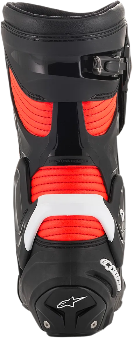 ALPINESTARS SMX  Boots - Black/White/Red Fluorescent - US 12 / EU 47 2221019-1231-47