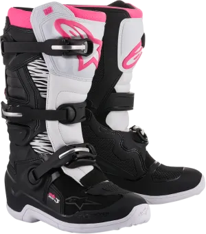 ALPINESTARS Stella Tech 3 Boots - Black/White/Pink - US 8 2013218-130-8