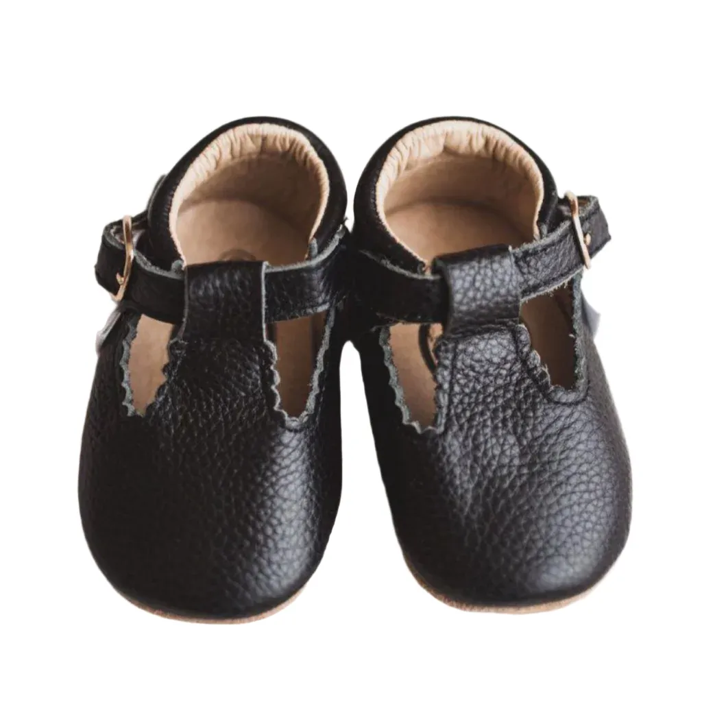 Black T Bar Moccasin