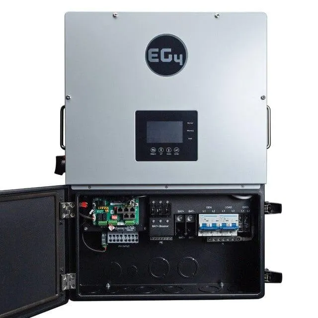 EG4 12kPV Hybrid Inverter | 12000W Input | 8000W Output | 120/240V Split Phase | RSD | All-In-One Hybrid Solar Inverter