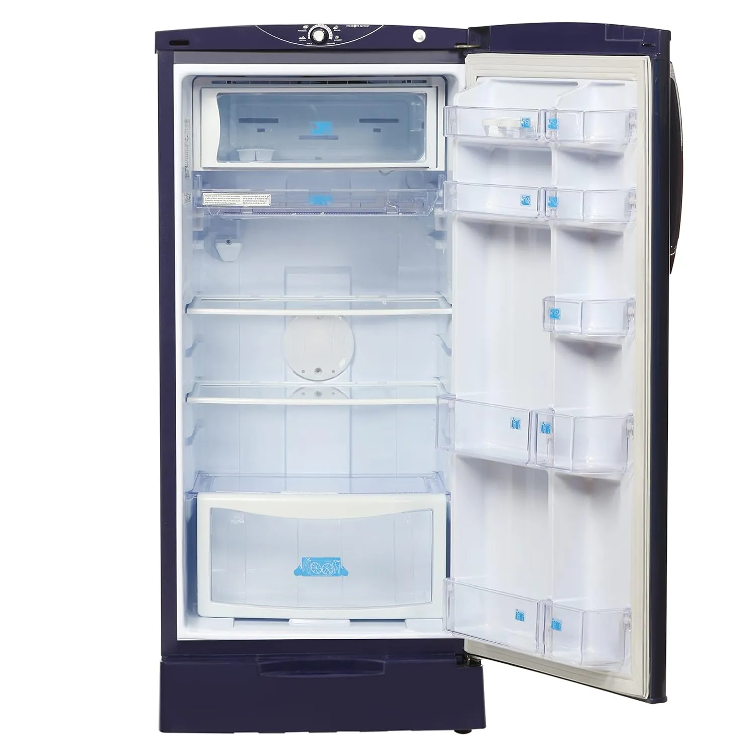 Godrej RD EDGE 205A THF BR BL 180 L 1 Star Direct Cool Advanced Capillary Technology With Jumbo Vegetable Tray Single Door Refrigerator (Berry Blue)