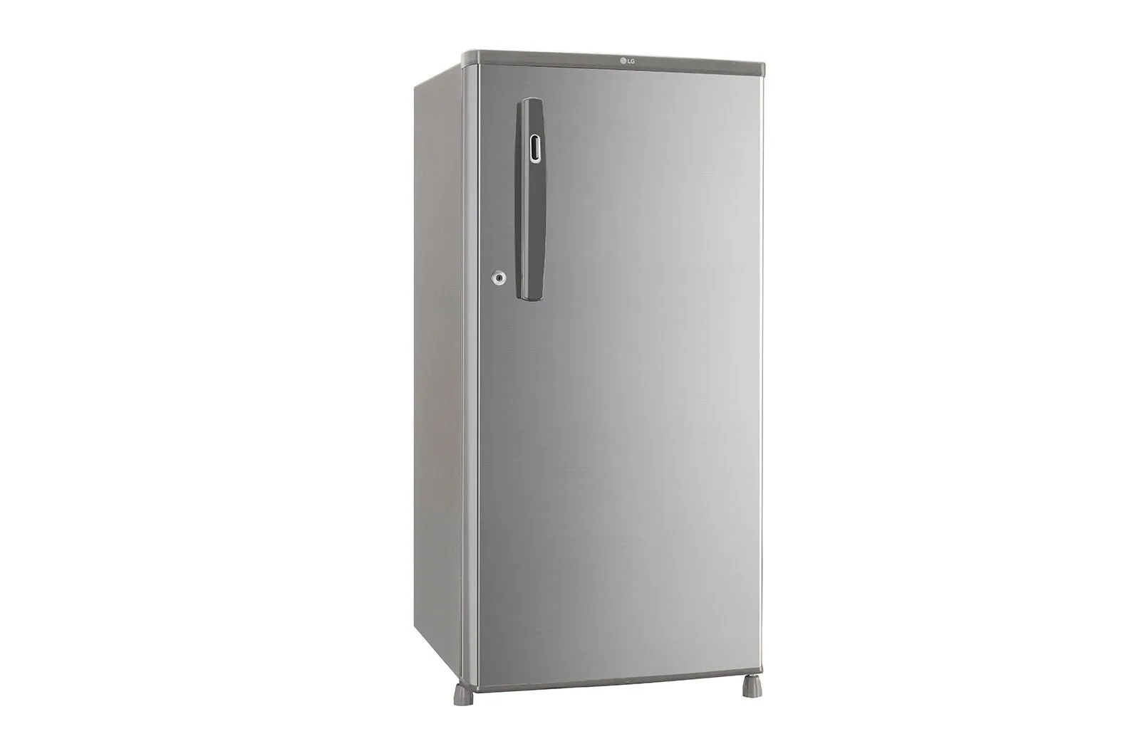 LG GL-B199OPZD 185 L Direct Cool Single Door 3 Star Refrigerator with Fast Ice Making  (Shiny Steel)