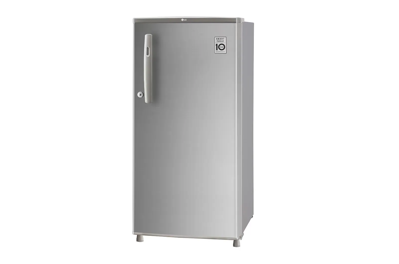 LG GL-B199OPZD 185 L Direct Cool Single Door 3 Star Refrigerator with Fast Ice Making  (Shiny Steel)