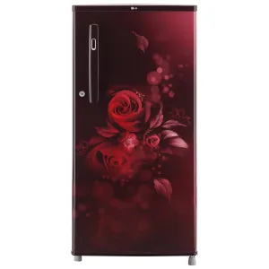 LG GL-B199OSED 185 L 3 Direct-Cool Single-Door Refrigerator ( Scarlet Euphoria, Fastest Ice Making)