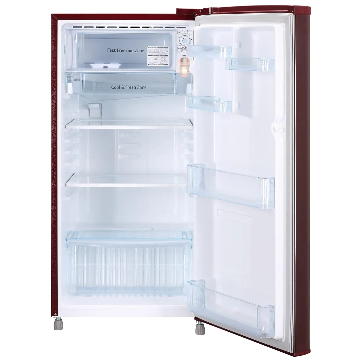LG GL-B199OSED 185 L 3 Direct-Cool Single-Door Refrigerator ( Scarlet Euphoria, Fastest Ice Making)