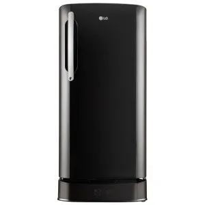 LG GL-D211HESZ 201 L 5 Star Direct-Cool Inverter Single Door Refrigerator ( Ebony Sheen, Base Stand with Drawer & Smart Connect, Gross Volume- 204 Ltr.)