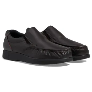 SAS Side Gore Cacao Leather Loafer (Men's)
