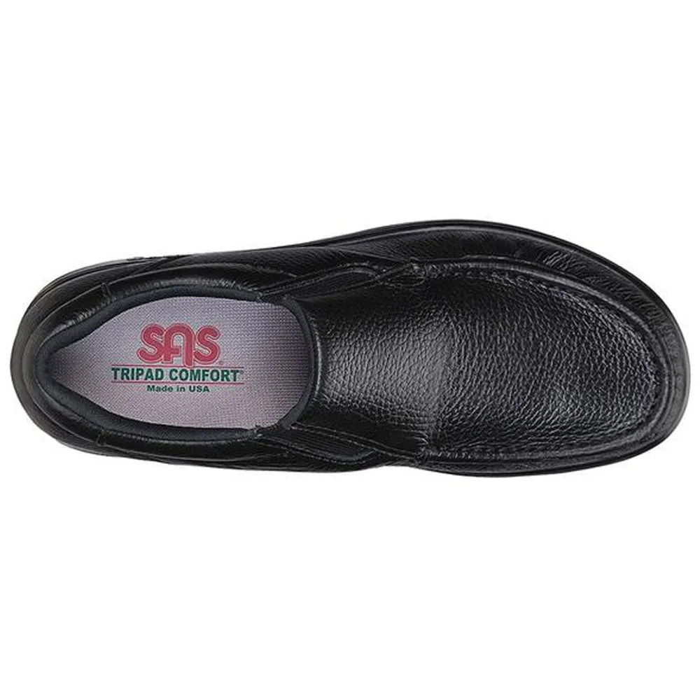 SAS Side Gore Loafer Black Leather (Men's)